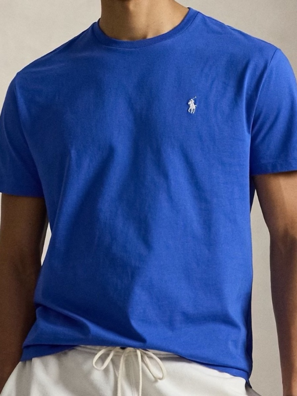 Polo Ralph Lauren Standard Fit Jersey Crewneck Men's T-Shirt Blue XL - NWT